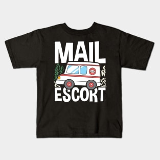 Mail Escort - Mail Carrier Kids T-Shirt